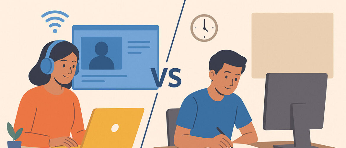 Difference Between Online and Offline Computer Classes