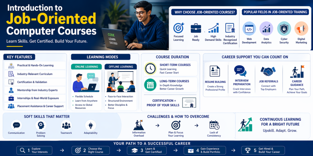 Job-oriented computer courses for success